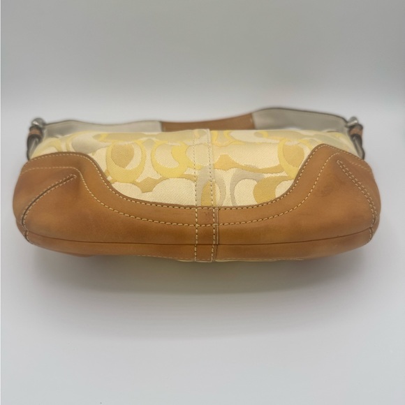 Coach Y2K Vintage Butter Yellow Optic C Mini SoHo Hobo Bag - Picture 3 of 13